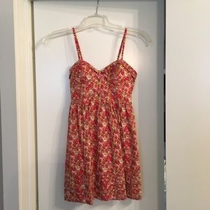 Jessica Simpson floral corset dress